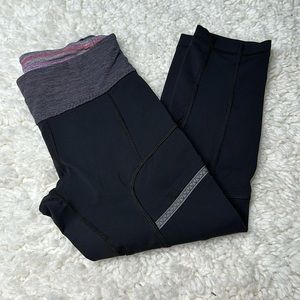 Lululemon Capri Leggings Workout Gear Sporty P23